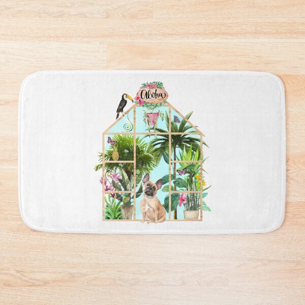Item preview, Tropical Summerhouse - French Bulldog designed and sold by Amanda-Lakey.