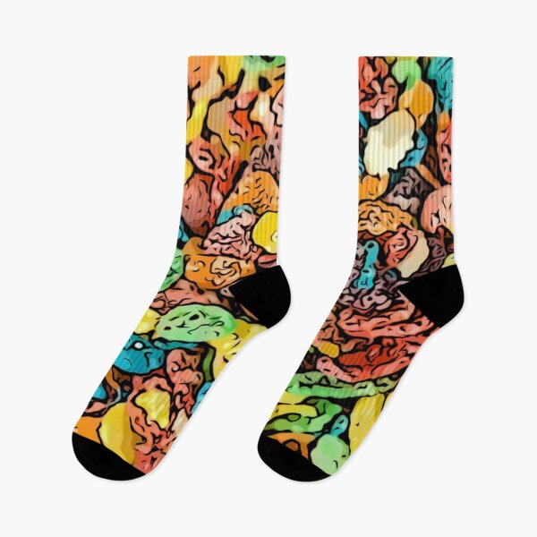 Item preview, Fruity Flakes Cereal Pattern designed and sold by The Masked Designer.
