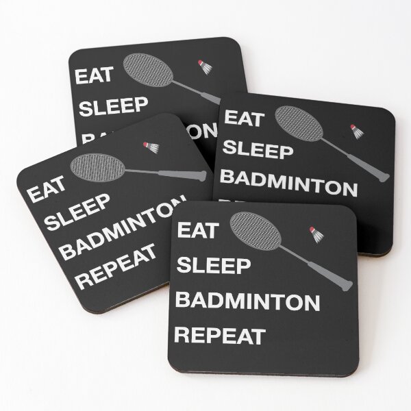 Item preview, Eat sleep badminton repeat designed and sold by nuz2.