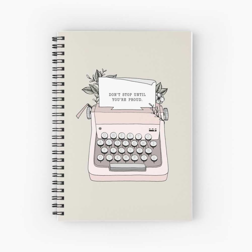 Don't Stop Spiral Notebook