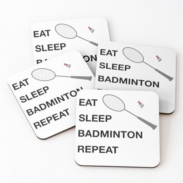 Item preview, Eat sleep badminton repeat designed and sold by nuz2.