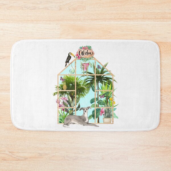 Item preview, Tropical Summerhouse - Greyhound designed and sold by Amanda-Lakey.