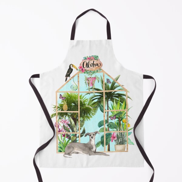 Item preview, Tropical Summerhouse - Greyhound designed and sold by Amanda-Lakey.