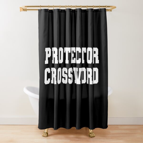 Protector Crossword Shower Curtain