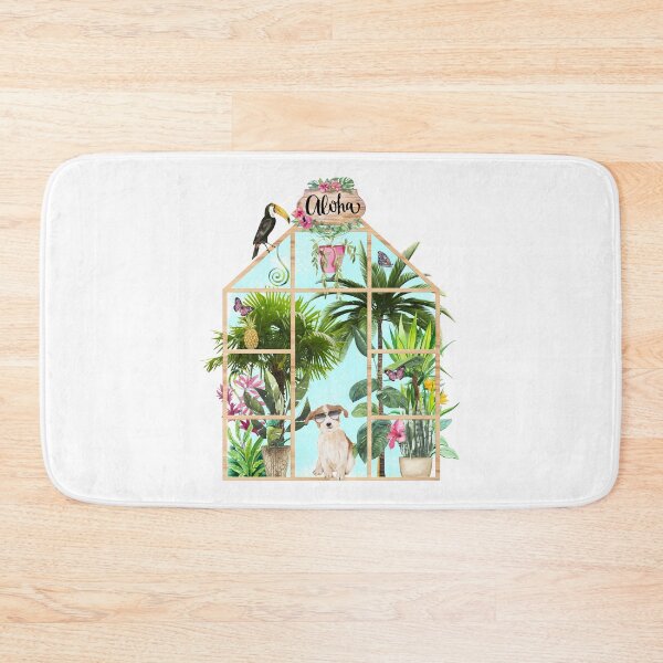 Item preview, Tropical Summerhouse - Jack Russell Terrier designed and sold by Amanda-Lakey.