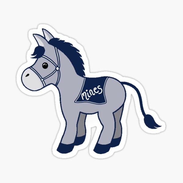 "Colorado School of MINES Cute Blaster" Sticker by Chuntao1 Redbubble