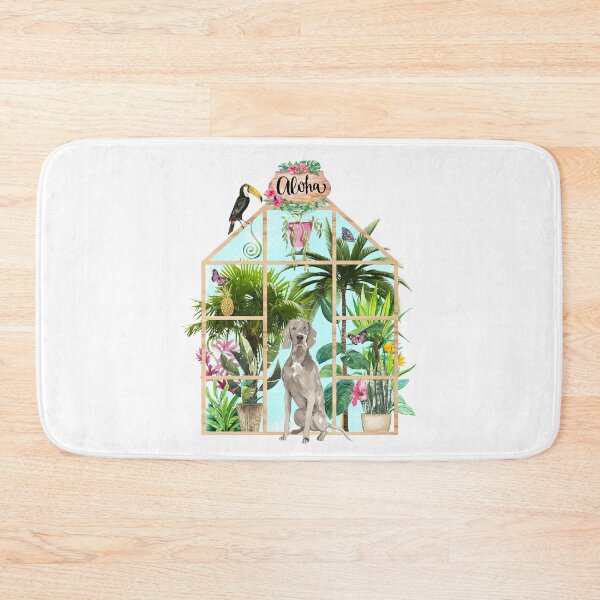Item preview, Tropical Summerhouse - Weimaraner  designed and sold by Amanda-Lakey.