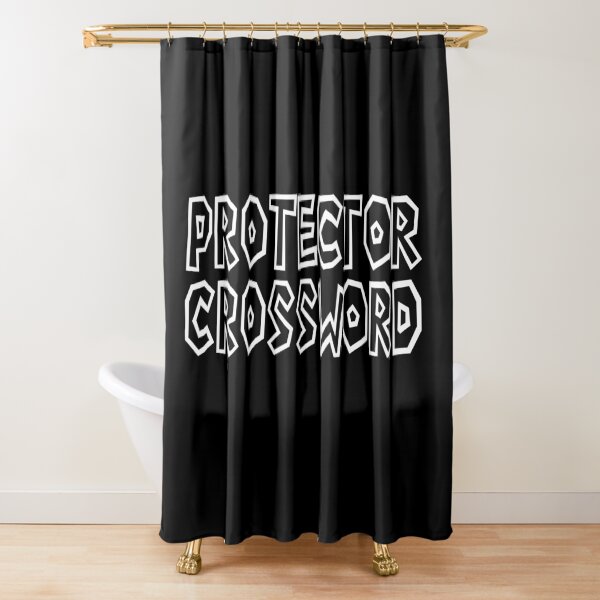 Protector Crossword Shower Curtain