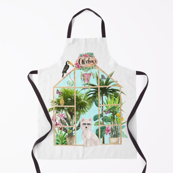 Item preview, Tropical Summerhouse - West Highland Terrier designed and sold by Amanda-Lakey.