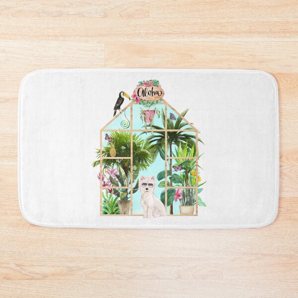 Item preview, Tropical Summerhouse - West Highland Terrier designed and sold by Amanda-Lakey.