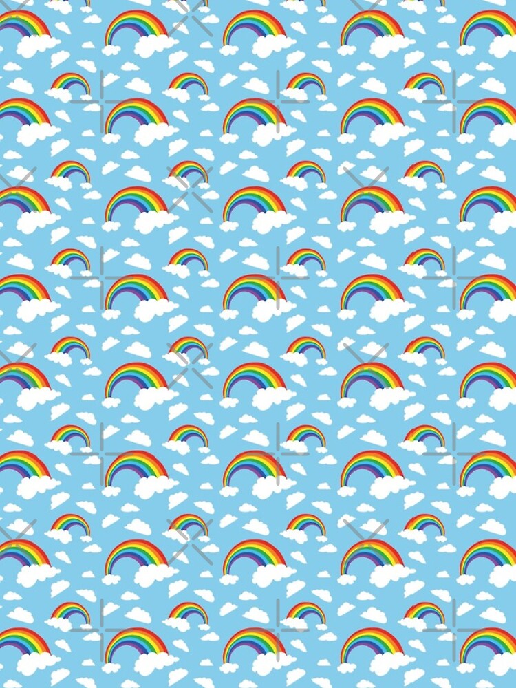 Thumbnail 4 of 4, iPhone Case, Bright Rainbow Pattern designed and sold by Pattern-Way.