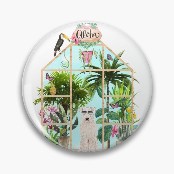 Item preview, Tropical Summerhouse - Soft Coated Wheaten Terrier designed and sold by Amanda-Lakey.