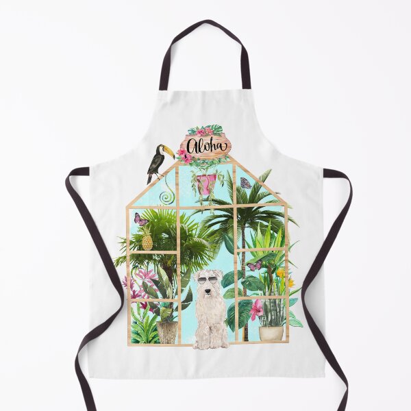 Item preview, Tropical Summerhouse - Soft Coated Wheaten Terrier designed and sold by Amanda-Lakey.