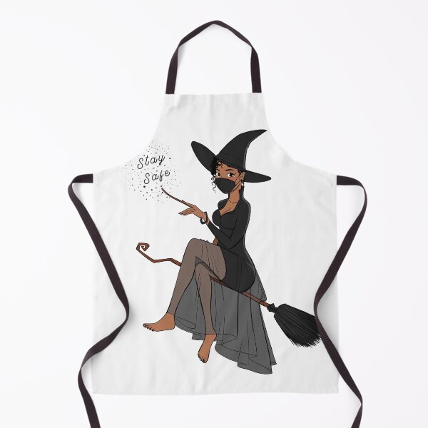 Item preview, Cute Sexy Witch With Medical Mask designed and sold by K3DreamKreations .