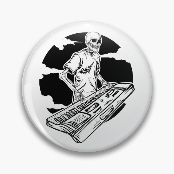 Item preview, Skeleton keyboardist designed and sold by kalud-zoldyck.