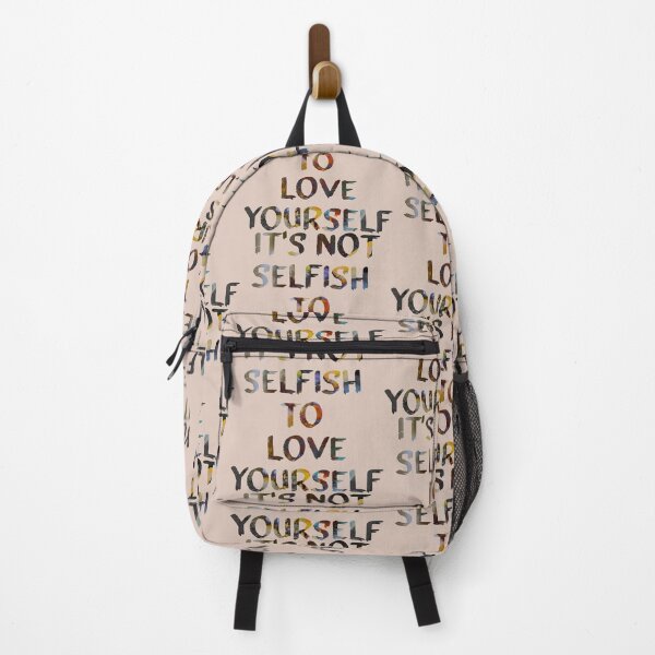 Item preview, Love Yourself Quote Glitch Art designed and sold by raspberry-tea.