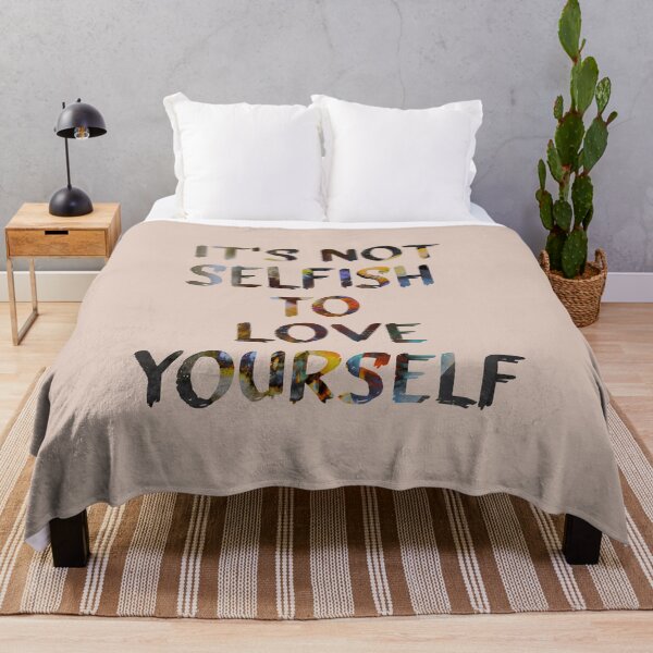 Item preview, Love Yourself Quote Glitch Art designed and sold by raspberry-tea.