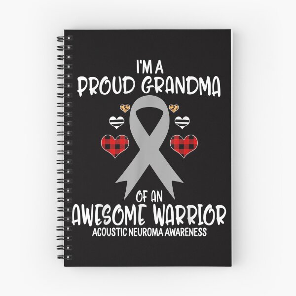 Item preview, Acoustic Neuroma Awareness I'm Proud Grandma of Awesome Warr designed and sold by ClarkeLilly.