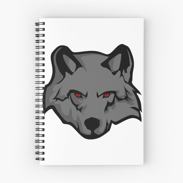 Item preview, Wolf logo designed and sold by StickItUpTM.