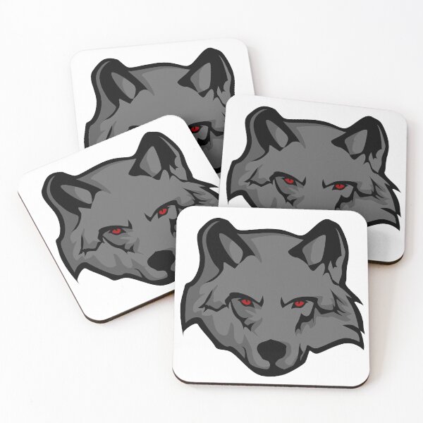 Item preview, Wolf logo designed and sold by StickItUpTM.