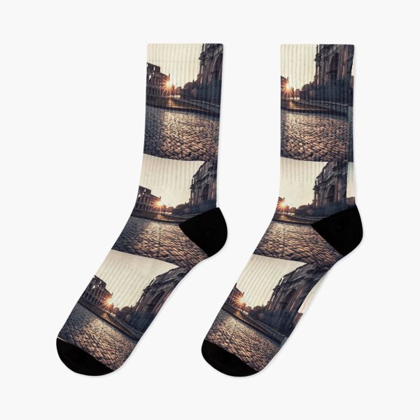 Item preview, displate posters Rome golden sunrise Colosseum coliseum mask designed and sold by Long Exposure.