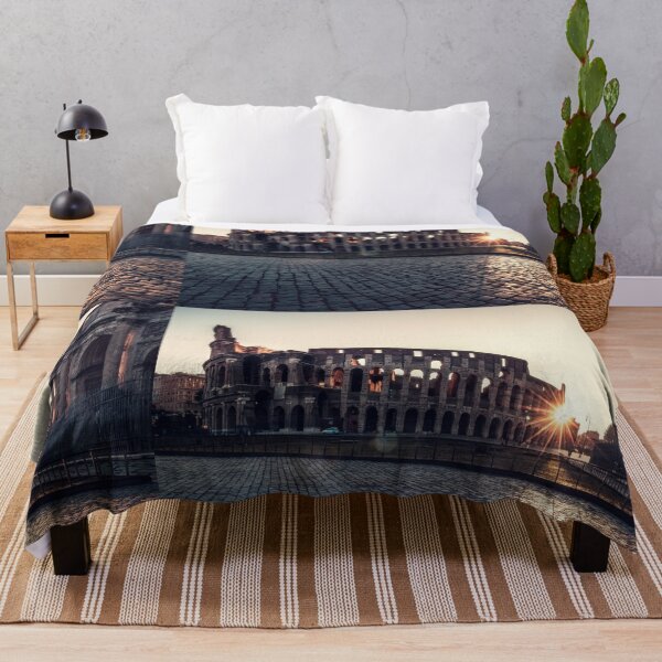 Item preview, displate posters Rome golden sunrise Colosseum coliseum mask designed and sold by Long Exposure.
