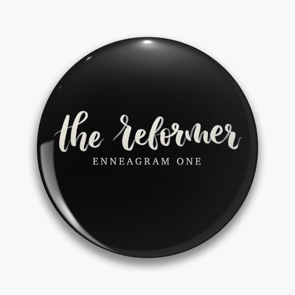 Item preview, The reformer enneagram 1 white on black designed and sold by constancelim.