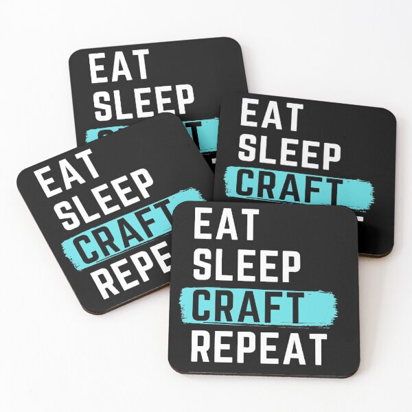 Item preview, Eat Sleep Craft Repeat designed and sold by m95sim.