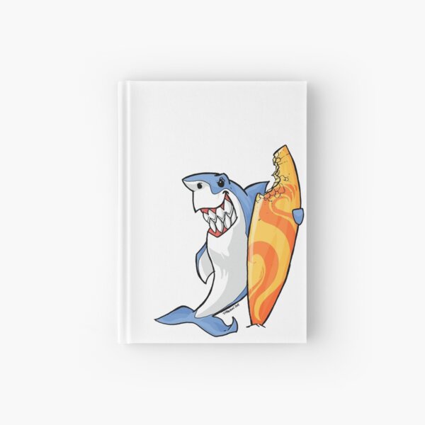 Surfer Shark Hardcover Journal