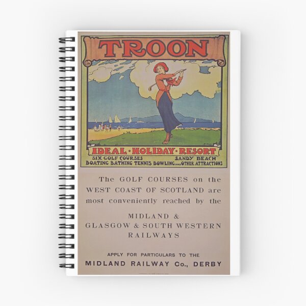 Item preview, Vintage Midland Railway Advert for holidays to Troon & Scotland designed and sold by Random Railways.