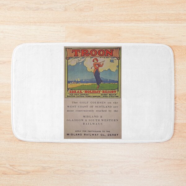 Item preview, Vintage Midland Railway Advert for holidays to Troon & Scotland designed and sold by Random Railways.