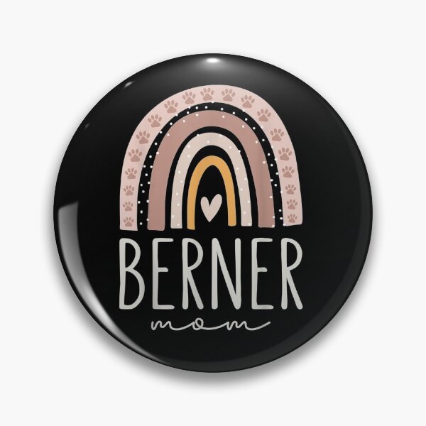 Item preview, Berner Mom Shirt Cute Rainbow Paw Bernese Mountain Dog designed and sold by KhanWill.