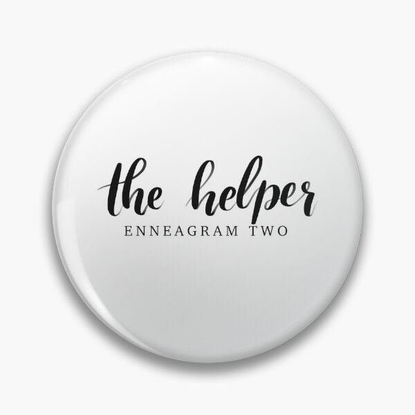 Item preview, The helper enneagram  2 black on white designed and sold by constancelim.