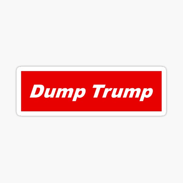 Bumper Sticker 2016 Series: Dump Trump Sticker