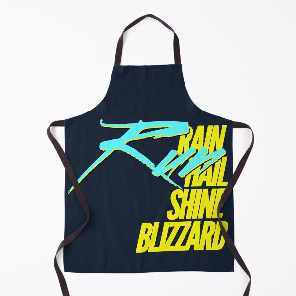 Item preview, Rain Hail Shine Blizzard Run Yellow Blaze Bright Blue | Runners World designed and sold by Desznr.