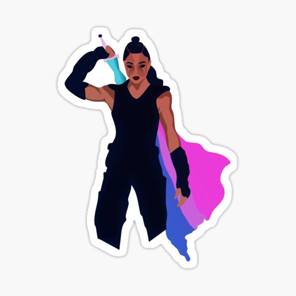 Marvel Valkyrie Pride Flag Sticker