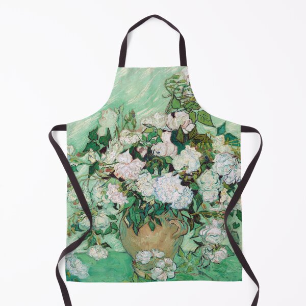 Item preview, Vincent Van Gogh Still Life - Vase with Pink Roses designed and sold by NewNomads.