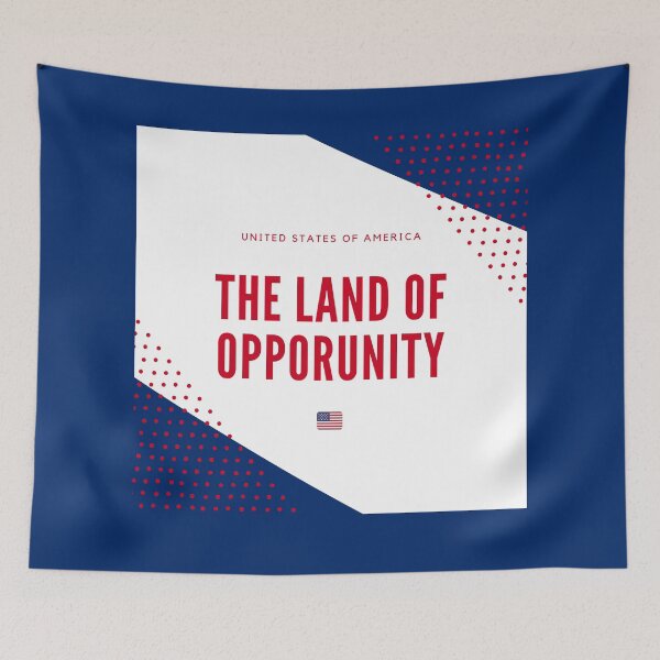 Item preview, USA the Land of Opportunity designed and sold by TheJoeyStudio.