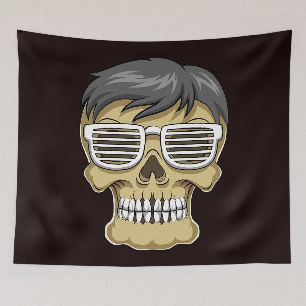 Item preview, Funny Skullhead with sunglasses designed and sold by kalud-zoldyck.