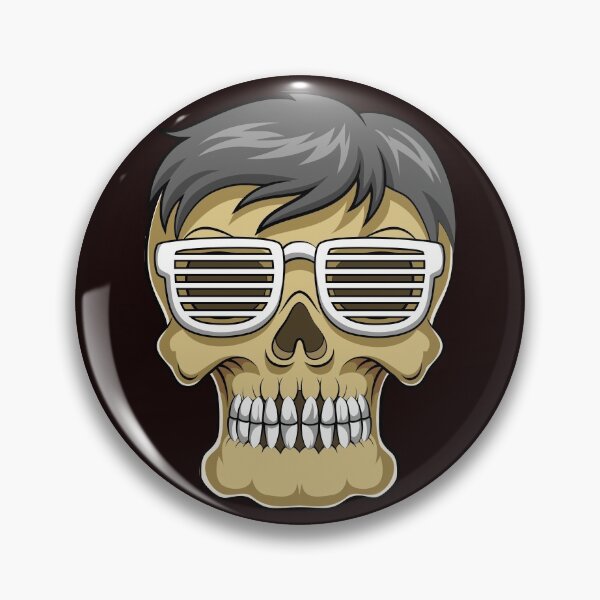 Item preview, Funny Skullhead with sunglasses designed and sold by kalud-zoldyck.