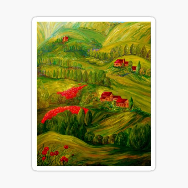 Item preview, Tuscany at Dawn designed and sold by EloiseArt.