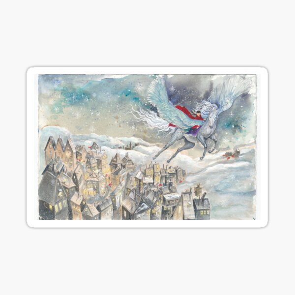 Into a Diamond Studded Sky Sticker