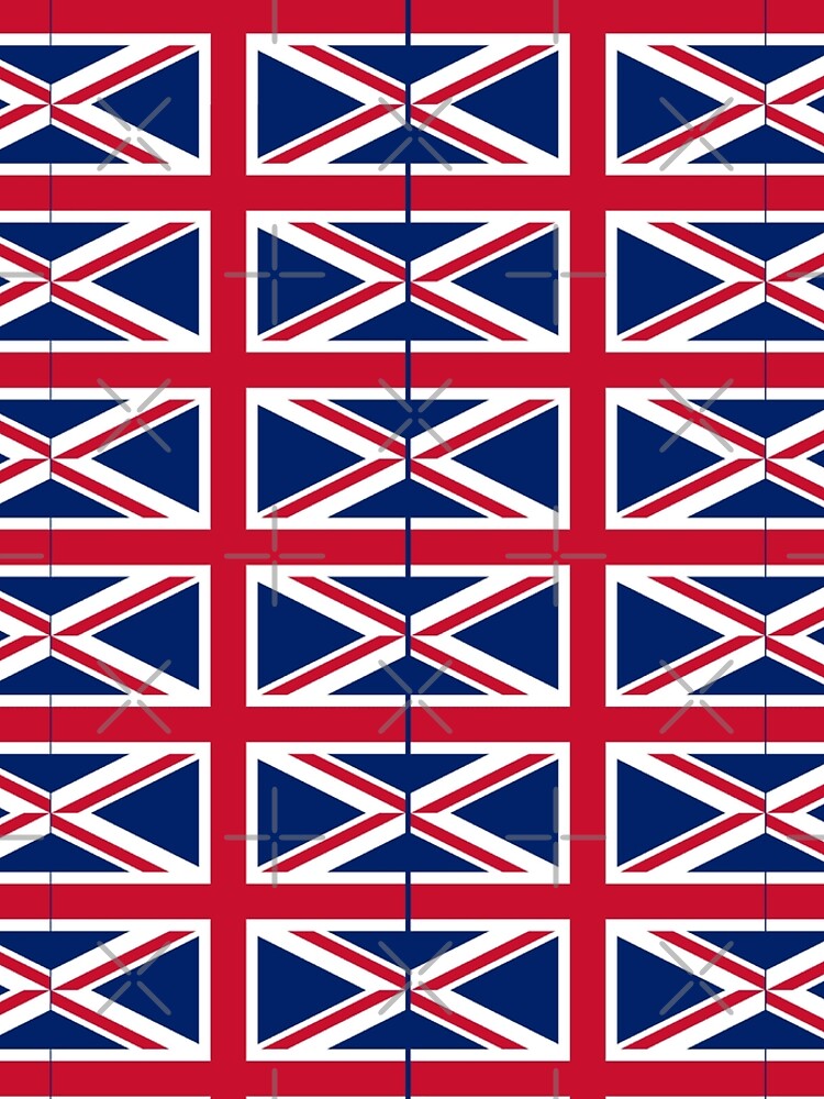 SALE Stretchy Blue Leggings Union Jack/British Flag Designer Painted Line  Pants