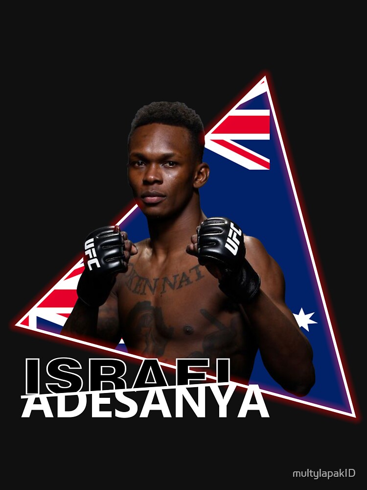 israel-adesanya-t-shirt-by-multylapakid-redbubble