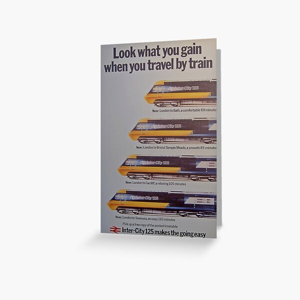 Item preview, 1970's British Rail Inter City HST promotional poster designed and sold by Random Railways.