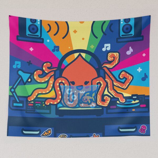 Item preview, Poulpa the baby octopus in the Aquarium - Creatober 2020 day 9 designed and sold by TokiPY.