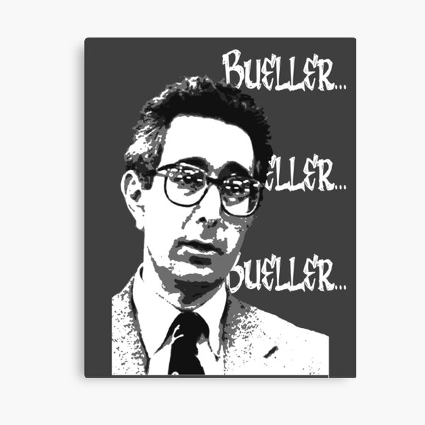 Item preview, Bueller designed and sold by Procrastitron.