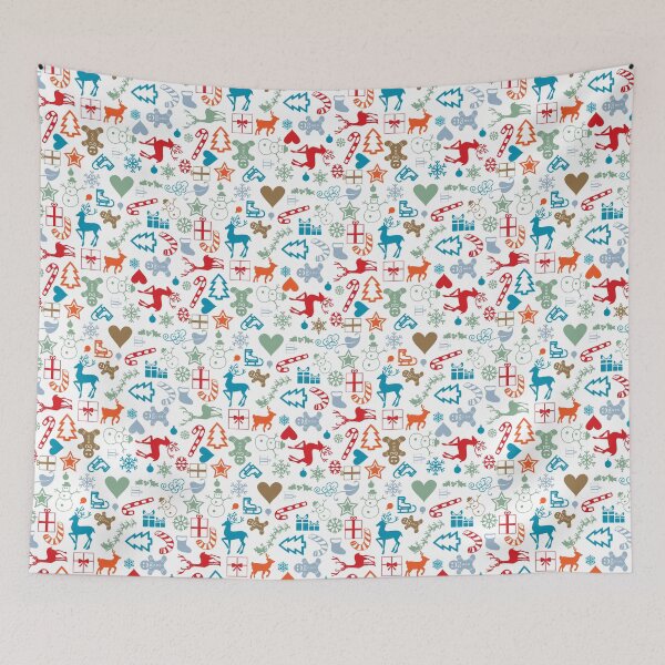 Item preview, Merry Christmas Wrapping paper - Christmas pattern designed and sold by vintagegraphic.