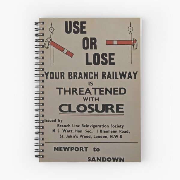 Item preview, Vintage Railway closure campaign poster designed and sold by Random Railways.