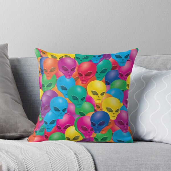 Item preview, rainbow alien pattern designed and sold by STORMYMADE.